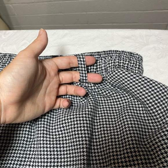 Mercer Culinary Chef Pants Houndstooth 1X Wide Leg with Pockets Loose Fit Baggy - Picture 6 of 14